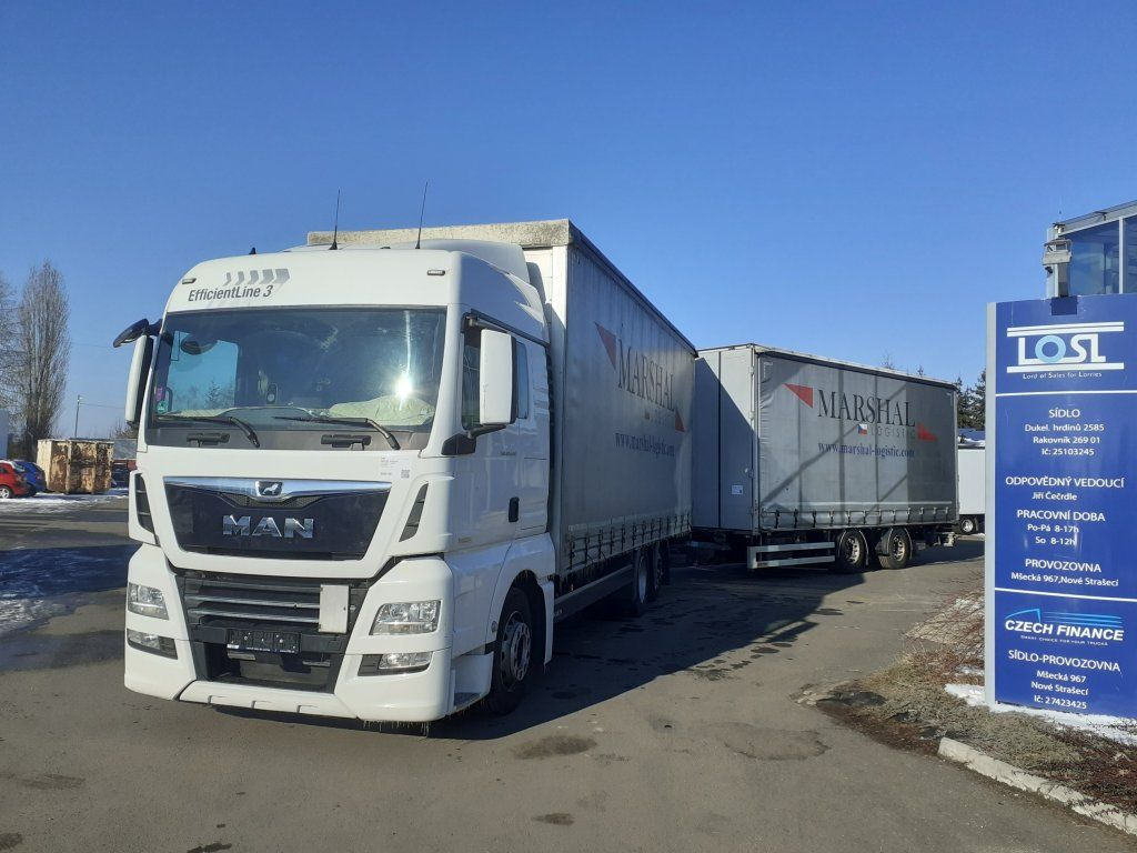 MAN TGX24.510 EURO 6 6x2 + Wecon - משאית וילונות צד: תמונה 1 MAN TGX24.510 EURO 6 6x2 + Wecon - משאית וילונות צד: תמונה 1