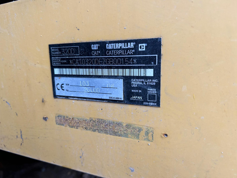 מחפר סורק Caterpillar 320D | 700 mm | ENGCON | WEBASTO: תמונה 12
