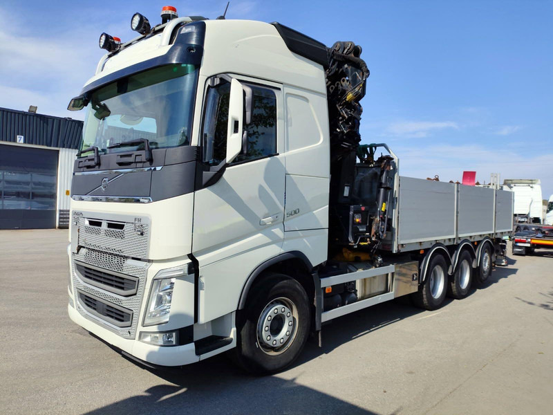 Volvo FH 500 | 8X4 | HIAB 408 E-6 | JIB 70X-4 | TULOSSA - משאית צד נופל/ שטוחה, משאית מנוף: תמונה 1 Volvo FH 500 | 8X4 | HIAB 408 E-6 | JIB 70X-4 | TULOSSA - משאית צד נופל/ שטוחה, משאית מנוף: תמונה 1