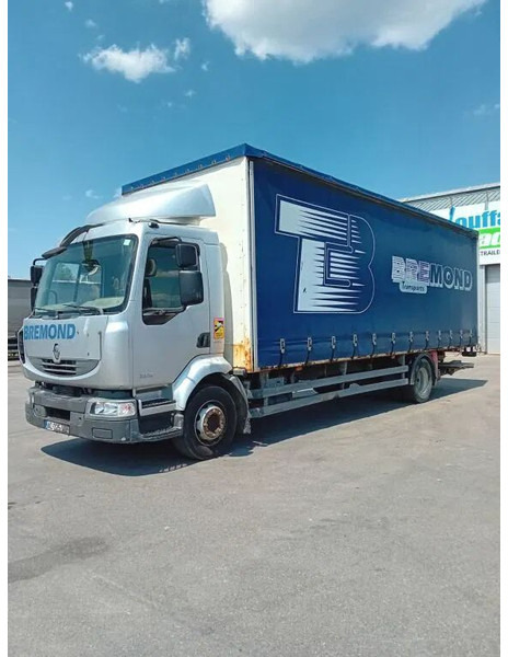 Renault Midlum 280 dxi - manual gearbox / steel suspension lames - משאית וילונות צד: תמונה 1 Renault Midlum 280 dxi - manual gearbox / steel suspension lames - משאית וילונות צד: תמונה 1