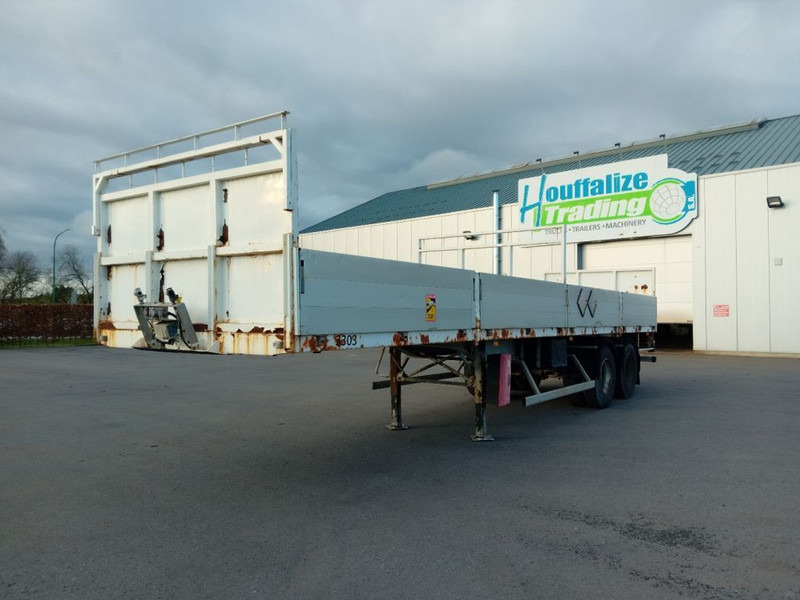 Trailor 2 axles / Full steel - rail side/ridelles - סמיטריילר צד נופל/ שטוח: תמונה 1 Trailor 2 axles / Full steel - rail side/ridelles - סמיטריילר צד נופל/ שטוח: תמונה 1