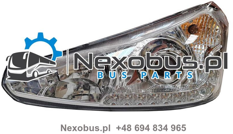 Reflektor Scania Irizar PB z lampa do jazdy dziennej i kierunkowskazem LED lewa - פנס קדמי עבור אוטובוס: תמונה 1 Reflektor Scania Irizar PB z lampa do jazdy dziennej i kierunkowskazem LED lewa - פנס קדמי עבור אוטובוס: תמונה 1
