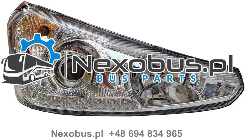 Reflektor Scania Irizar PB z lampa do jazdy dziennej i kierunkowskazem LED prawy - פנס קדמי עבור אוטובוס: תמונה 1 Reflektor Scania Irizar PB z lampa do jazdy dziennej i kierunkowskazem LED prawy - פנס קדמי עבור אוטובוס: תמונה 1