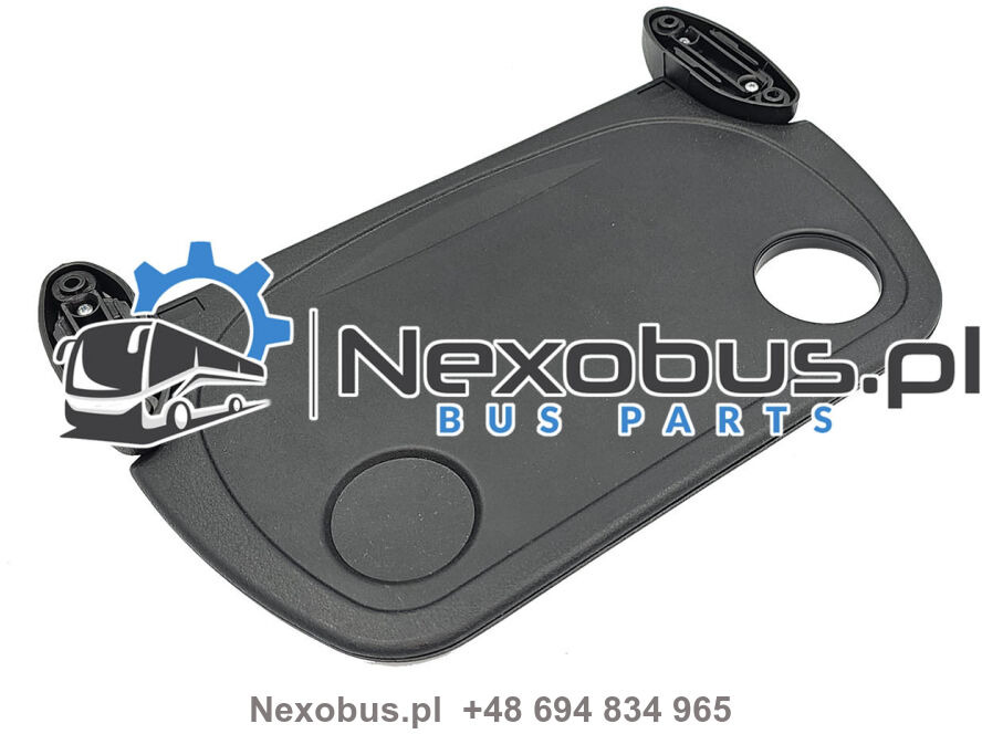 Stolik fotela Bova Neoplan MAN Temsa Volvo czarny zaokraglony - תא ופנים הרכב עבור אוטובוס: תמונה 1 Stolik fotela Bova Neoplan MAN Temsa Volvo czarny zaokraglony - תא ופנים הרכב עבור אוטובוס: תמונה 1