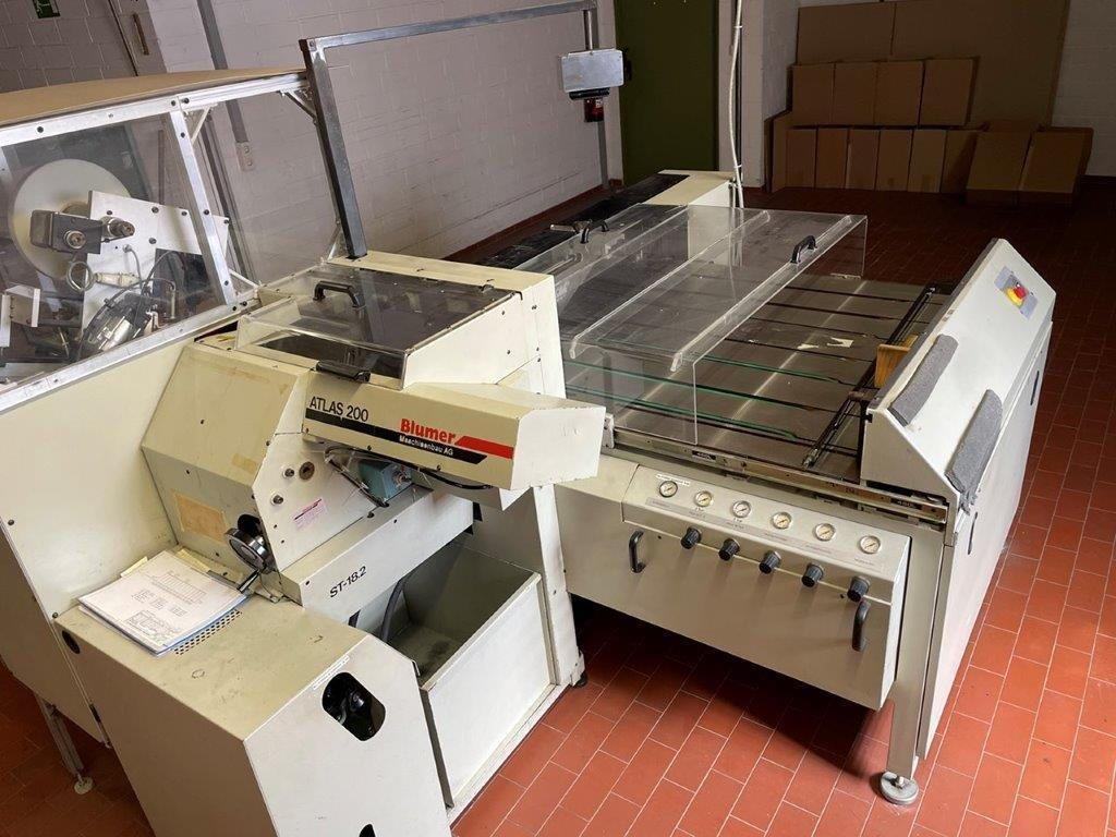 Blumer Atlas 200 label punch with Strip feeder and tape unit SE 18.4 - מכונת הדפסה: תמונה 1 Blumer Atlas 200 label punch with Strip feeder and tape unit SE 18.4 - מכונת הדפסה: תמונה 1