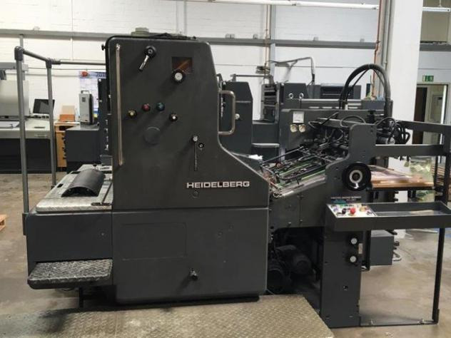 מכונת דפוס אופסט Heidelberg SORM one-color offset press: תמונה 1