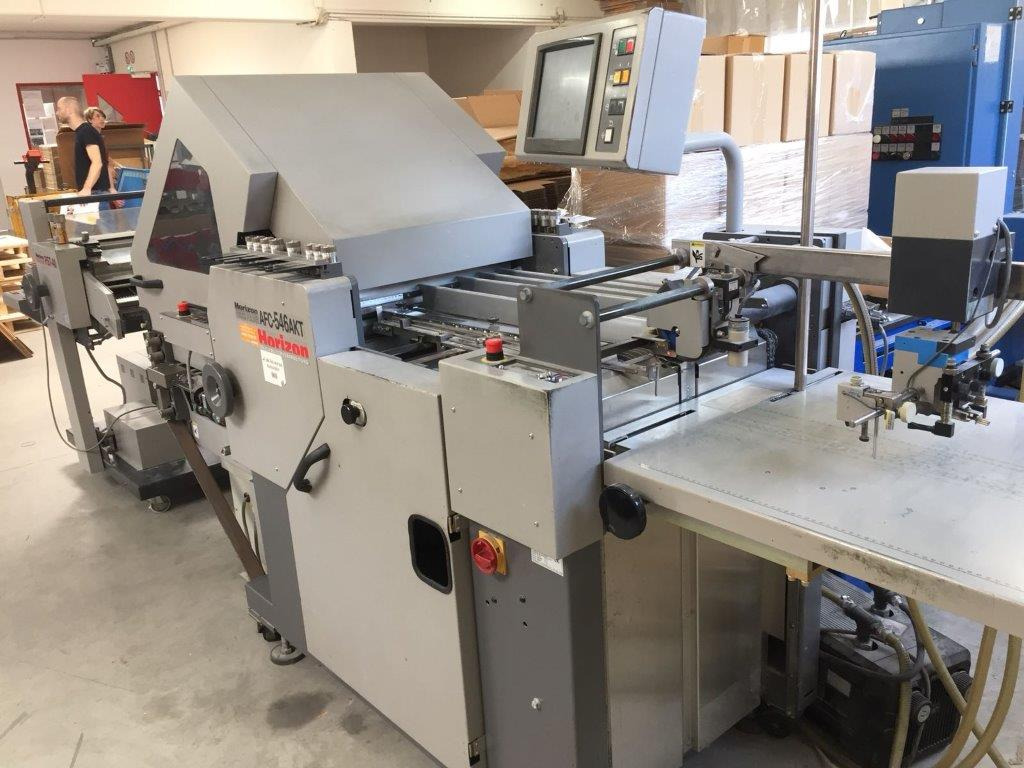 מכונות קיפול Horizon AFC-546 AKT semi-automatic adjustable combination folder with shingle press delivery Horizon PST-40: תמונה 7