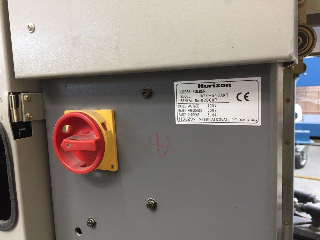 מכונות קיפול Horizon AFC-546 AKT semi-automatic adjustable combination folder with shingle press delivery Horizon PST-40: תמונה 11