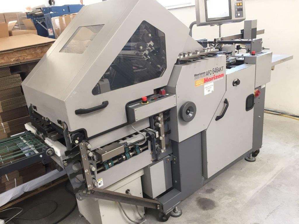 מכונות קיפול Horizon AFC-546 AKT semi-automatic adjustable combination folder with shingle press delivery Horizon PST-40: תמונה 9