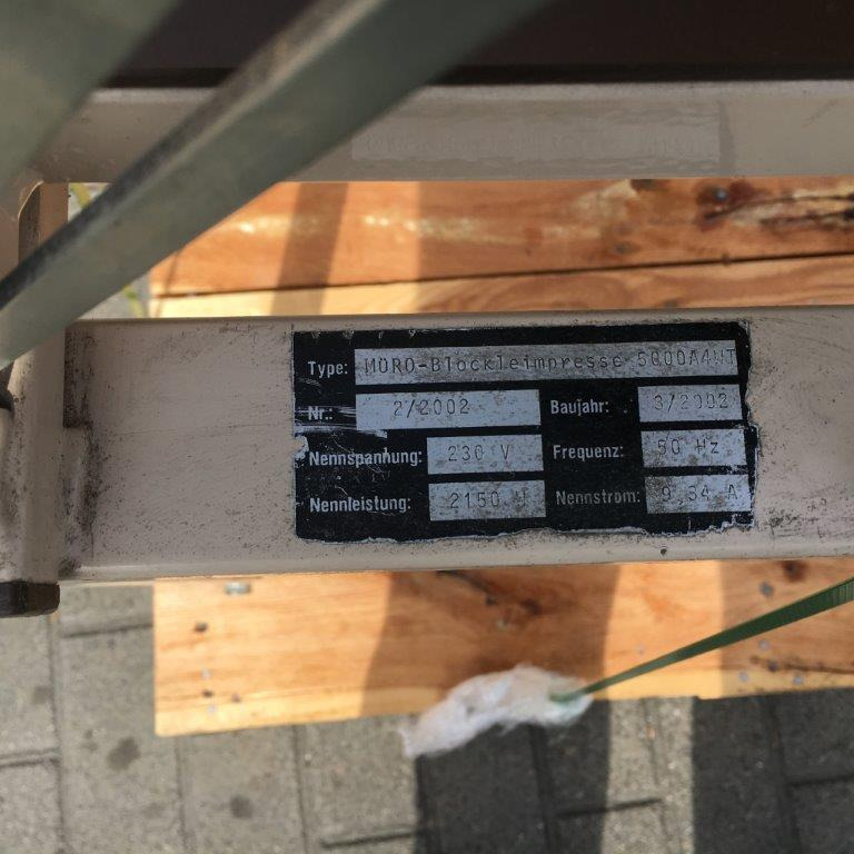 Müro 2000 A 4 WT block gluing press - מכונת כריכה: תמונה 2 Müro 2000 A 4 WT block gluing press - מכונת כריכה: תמונה 2