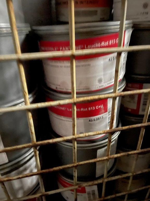 Offset Printing Ink Stock Printing Ink Remnants Special Colors Original Packed - מכונת דפוס אופסט: תמונה 4 Offset Printing Ink Stock Printing Ink Remnants Special Colors Original Packed - מכונת דפוס אופסט: תמונה 4