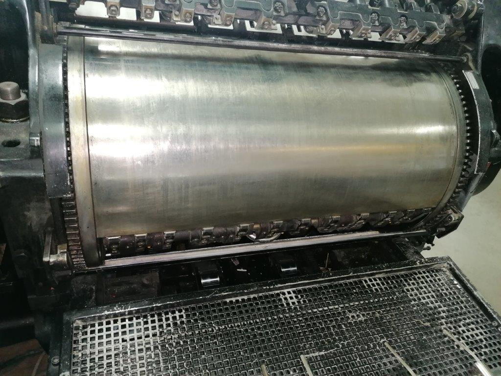 מכונת כריכה Original Heidelberg Zylinder OHZ SBB size 56 x 82 cm only for die cutting: תמונה 7