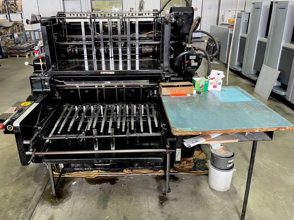 מכונת כריכה Original Heidelberg Zylinder OHZ SBB size 56 x 82 cm only for die cutting: תמונה 6