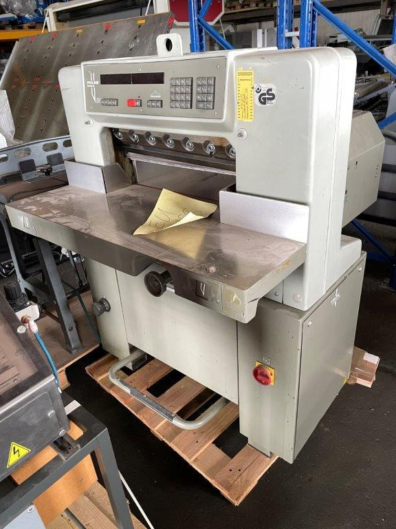 POLAR 55 EM cutting machine - מכונת חיתוך נייר: תמונה 1 POLAR 55 EM cutting machine - מכונת חיתוך נייר: תמונה 1