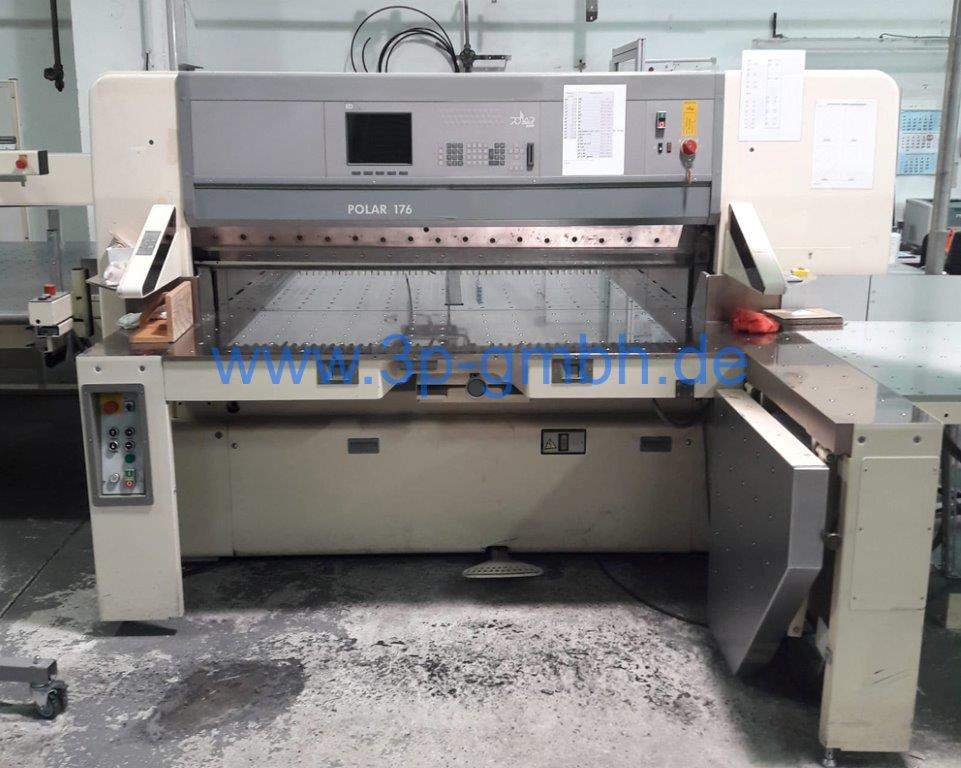 POLAR large format high-speed cutter 176 ED with loading transomat Polar TR 185-BL-7 - מכונת חיתוך נייר: תמונה 1 POLAR large format high-speed cutter 176 ED with loading transomat Polar TR 185-BL-7 - מכונת חיתוך נייר: תמונה 1