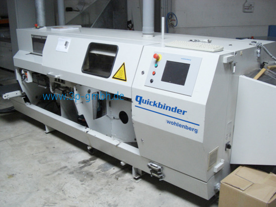 Perfect Binder Wohlenberg Quickbinder with PUR and Gazingunit - מכונת הדפסה: תמונה 1 Perfect Binder Wohlenberg Quickbinder with PUR and Gazingunit - מכונת הדפסה: תמונה 1