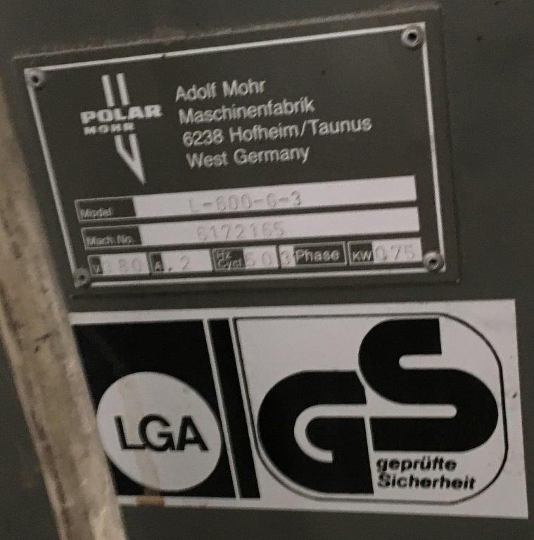 Pilelifter Polar Mohr L 600-G-3 with adjustable Forks - מכונת הדפסה: תמונה 2 Pilelifter Polar Mohr L 600-G-3 with adjustable Forks - מכונת הדפסה: תמונה 2