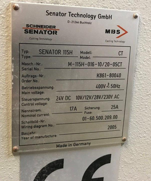 SCHNEIDER SENATOR 115 H Model TC High-speed cutter - מכונת הדפסה: תמונה 4 SCHNEIDER SENATOR 115 H Model TC High-speed cutter - מכונת הדפסה: תמונה 4