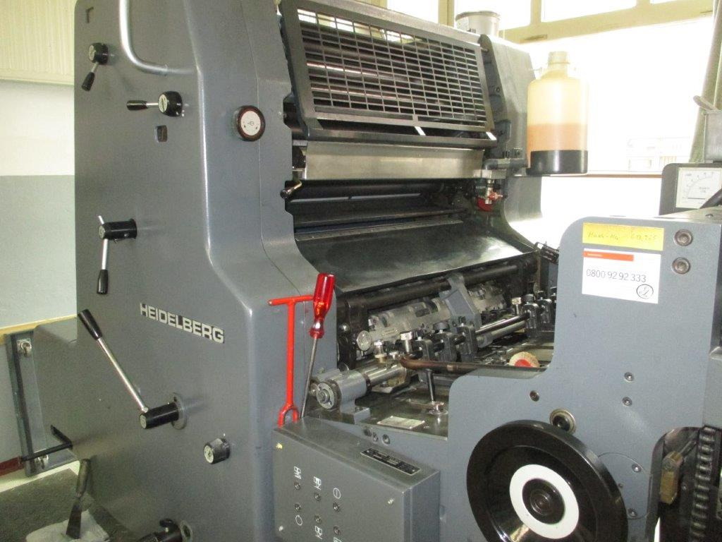 Single-Color Heidelberger M-Offset printing machine with cito system for perforation and creasing - מכונת דפוס אופסט: תמונה 1 Single-Color Heidelberger M-Offset printing machine with cito system for perforation and creasing - מכונת דפוס אופסט: תמונה 1