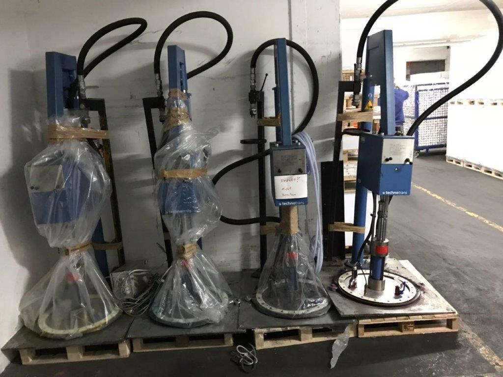 Technotrans 4 Pneumatic paint pumps for 200kg drums - מכונת הדפסה: תמונה 1 Technotrans 4 Pneumatic paint pumps for 200kg drums - מכונת הדפסה: תמונה 1