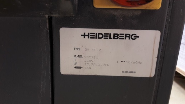Two-color offset printing press Heidelberg QM 46-2 - מכונת דפוס אופסט: תמונה 2 Two-color offset printing press Heidelberg QM 46-2 - מכונת דפוס אופסט: תמונה 2