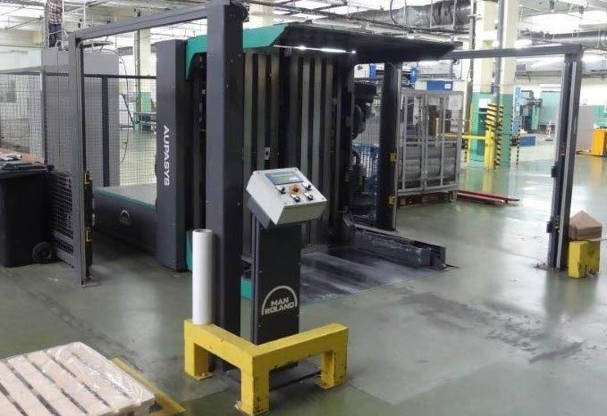 מכונת הדפסה fully automatic programmable pile turner Baumann BSW 6 AUPASYS (automatic pallet clamping): תמונה 9