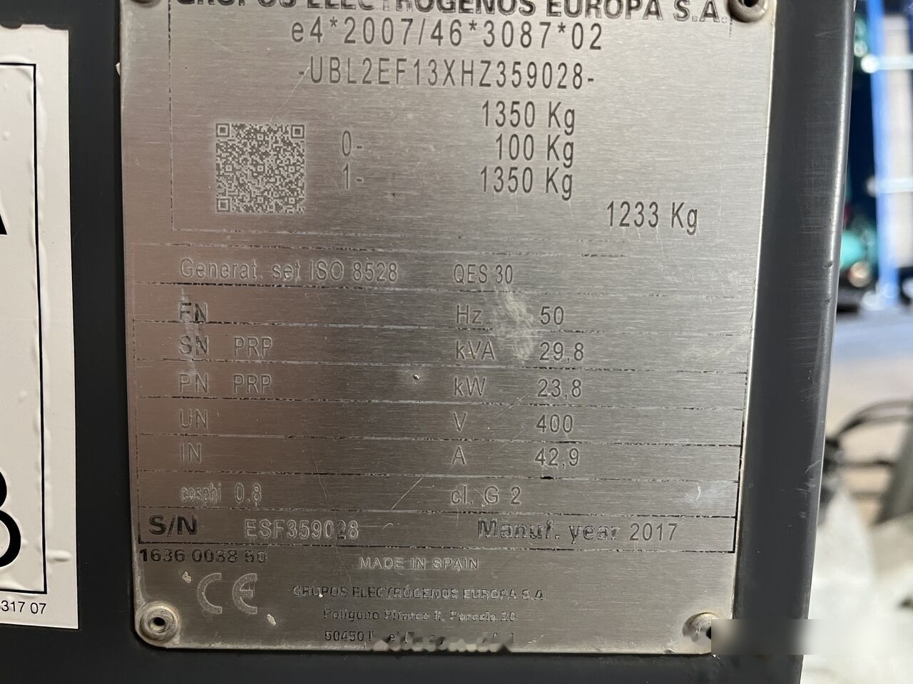 ערכת גנרטורים Atlas Copco QES30 diesel 30 kVa: תמונה 8