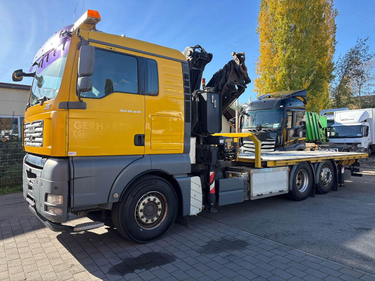 MAN TGA 26.440 FASSI F450AXP Containerauf./Lenkachse - משאית מנוף: תמונה 1 MAN TGA 26.440 FASSI F450AXP Containerauf./Lenkachse - משאית מנוף: תמונה 1