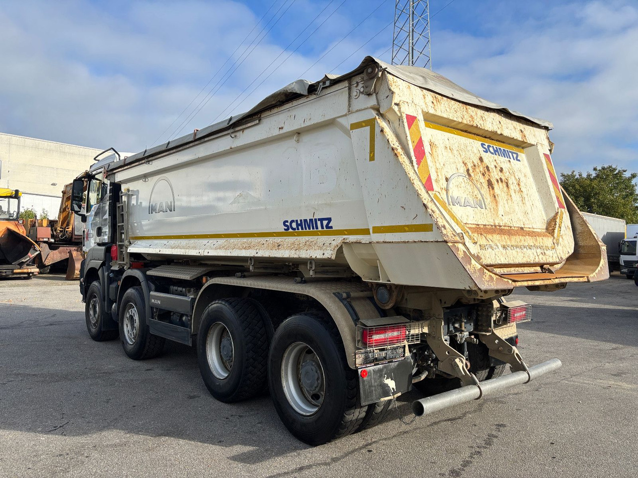 MAN TGS41.510 8x4 Schmitz Muldenkipper Retarder/19m³ - מזהיר: תמונה 5 MAN TGS41.510 8x4 Schmitz Muldenkipper Retarder/19m³ - מזהיר: תמונה 5