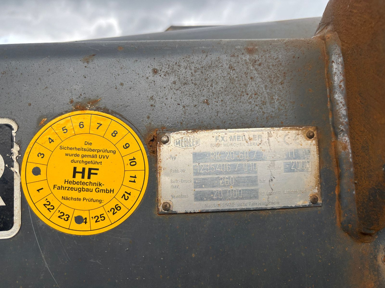 Meiller Aufbau RK 20-60/20.000Kg/260bar - משאית הרמת וו: תמונה 5 Meiller Aufbau RK 20-60/20.000Kg/260bar - משאית הרמת וו: תמונה 5