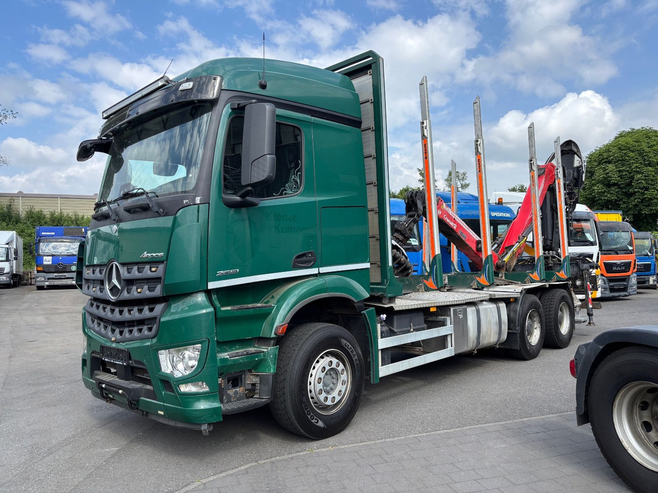 Mercedes-Benz Arocs 6x4/Kran Cranab TZ 12.2 - משאית עץ, משאית מנוף: תמונה 1 Mercedes-Benz Arocs 6x4/Kran Cranab TZ 12.2 - משאית עץ, משאית מנוף: תמונה 1