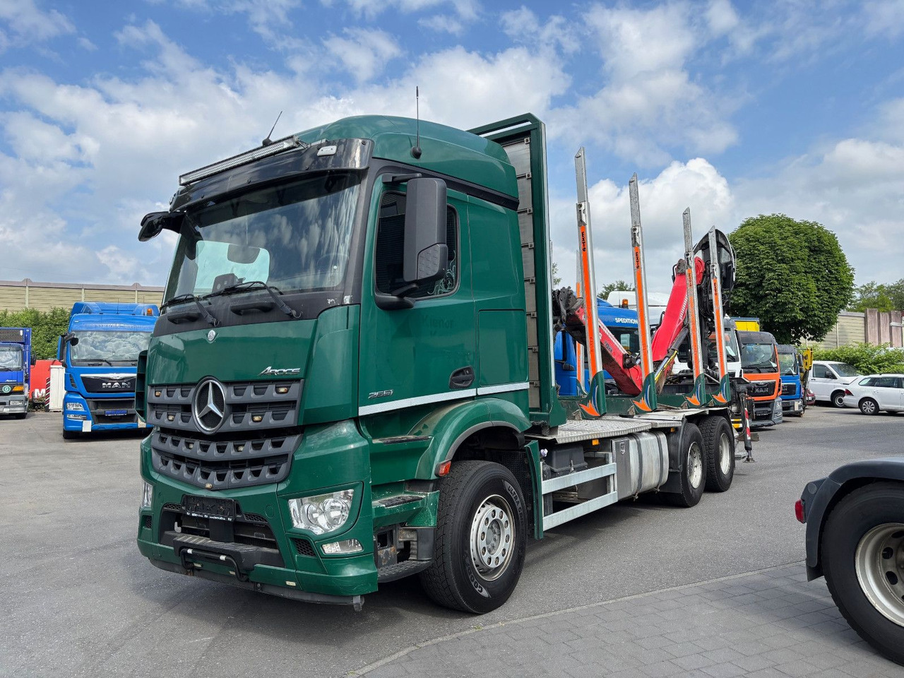 Mercedes-Benz Arocs 6x4/Kran Cranab TZ 12.2 - משאית עץ, משאית מנוף: תמונה 4 Mercedes-Benz Arocs 6x4/Kran Cranab TZ 12.2 - משאית עץ, משאית מנוף: תמונה 4