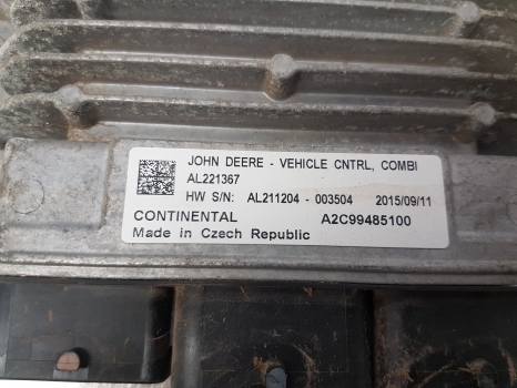 John Deere 6115m, 6m Series Ecu Eletronic Control Unit Al221367, Al211204 - ECU עבור טרקטור חקלאי: תמונה 3 John Deere 6115m, 6m Series Ecu Eletronic Control Unit Al221367, Al211204 - ECU עבור טרקטור חקלאי: תמונה 3