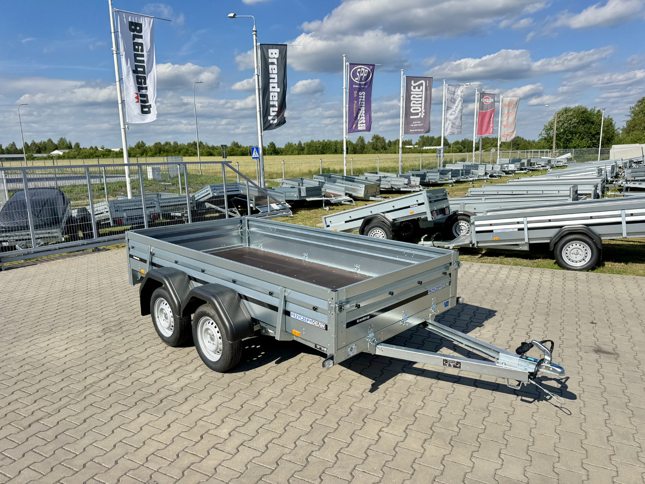 BRENDERUP 2300 STUB - przyczepa skrzyniowa 2 osie / 302 x 150 cm / 750 kg - קרון נגרר צד נופל/ שטוח: תמונה 1 BRENDERUP 2300 STUB - przyczepa skrzyniowa 2 osie / 302 x 150 cm / 750 kg - קרון נגרר צד נופל/ שטוח: תמונה 1
