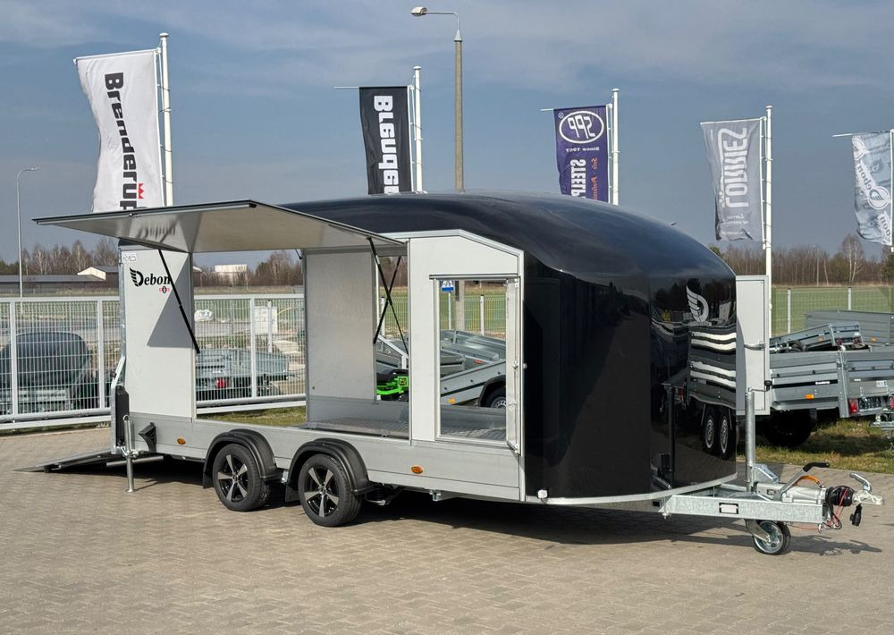 Debon C1000 - kryta laweta | 490 x 202 cm / 3500kg / felgi ALU / wciągarka elektryczna - קרון נגרר בתיבה סגורה: תמונה 1 Debon C1000 - kryta laweta | 490 x 202 cm / 3500kg / felgi ALU / wciągarka elektryczna - קרון נגרר בתיבה סגורה: תמונה 1