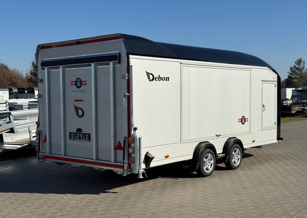 Debon C2000 - zamknięta przyczepa do przewozu aut, 550 x 215 cm, 3500kg, felgi ALU, wciągarka elektryczna - קרון נגרר בתיבה סגורה: תמונה 4 Debon C2000 - zamknięta przyczepa do przewozu aut, 550 x 215 cm, 3500kg, felgi ALU, wciągarka elektryczna - קרון נגרר בתיבה סגורה: תמונה 4