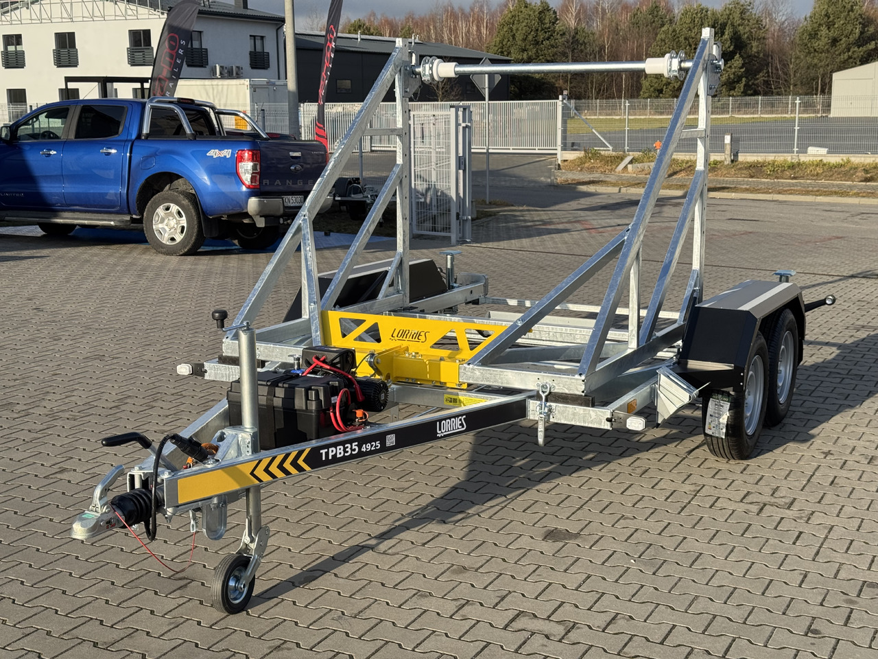 LORRIES TPB35-4925 + wciągarka elektryczna | 3500kg - נגרר לגלגל כבלים: תמונה 3 LORRIES TPB35-4925 + wciągarka elektryczna | 3500kg - נגרר לגלגל כבלים: תמונה 3