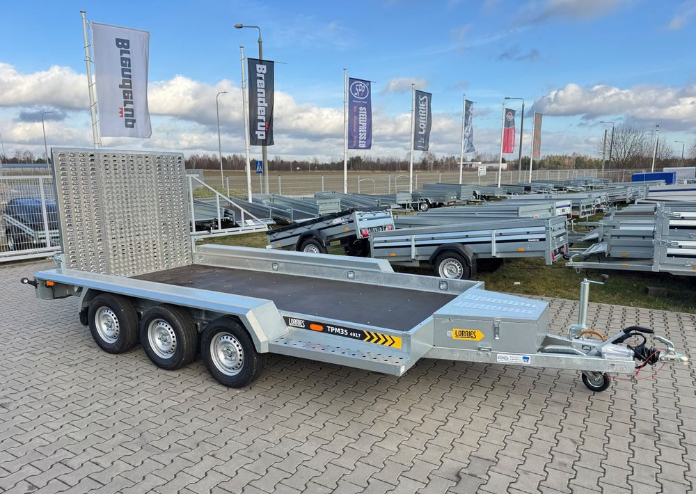 Lorries TPM35-4017 402x175 cm DMC 3500kg przyczepa 3 osiowa pod koparkę budowlanka - קרון נגרר לצמחים: תמונה 1 Lorries TPM35-4017 402x175 cm DMC 3500kg przyczepa 3 osiowa pod koparkę budowlanka - קרון נגרר לצמחים: תמונה 1