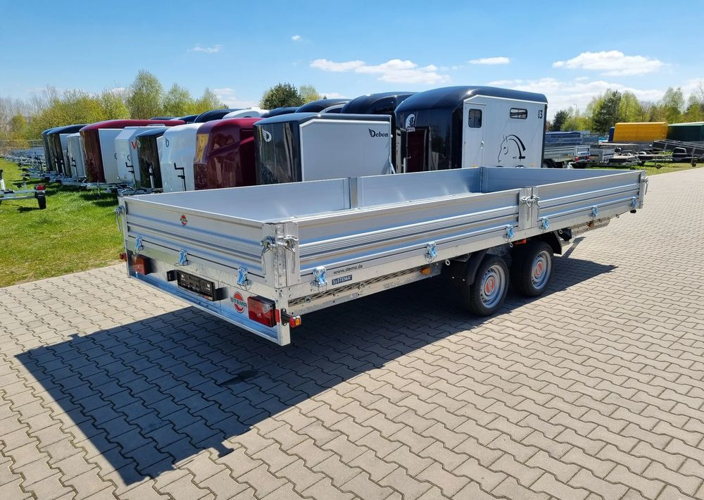 Stema Przyczepa 510x213 cm ALU 3,5T hamowana - קרון נגרר צד נופל/ שטוח: תמונה 3 Stema Przyczepa 510x213 cm ALU 3,5T hamowana - קרון נגרר צד נופל/ שטוח: תמונה 3