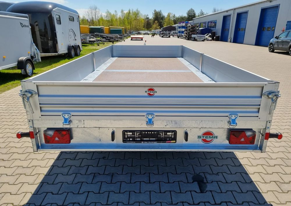 Stema Przyczepa 510x213 cm ALU 3,5T hamowana - קרון נגרר צד נופל/ שטוח: תמונה 4 Stema Przyczepa 510x213 cm ALU 3,5T hamowana - קרון נגרר צד נופל/ שטוח: תמונה 4