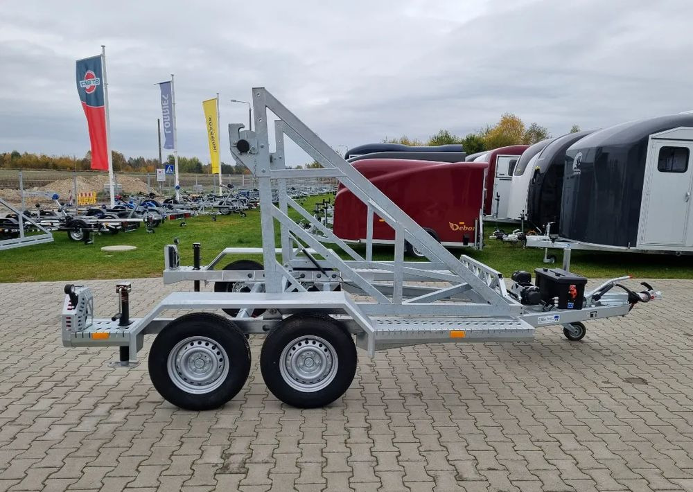 TA-NO DRUM 3500 PRO - cable trailer electric winch - נגרר לגלגל כבלים: תמונה 2 TA-NO DRUM 3500 PRO - cable trailer electric winch - נגרר לגלגל כבלים: תמונה 2