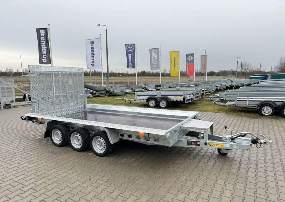 WIOLA Wiola B3540 MAX - 400 x 170 cm | 2546kg ładowności | trap stalowy | 3-osiowa budowlanka - קרון נגרר לצמחים: תמונה 1 WIOLA Wiola B3540 MAX - 400 x 170 cm | 2546kg ładowności | trap stalowy | 3-osiowa budowlanka - קרון נגרר לצמחים: תמונה 1