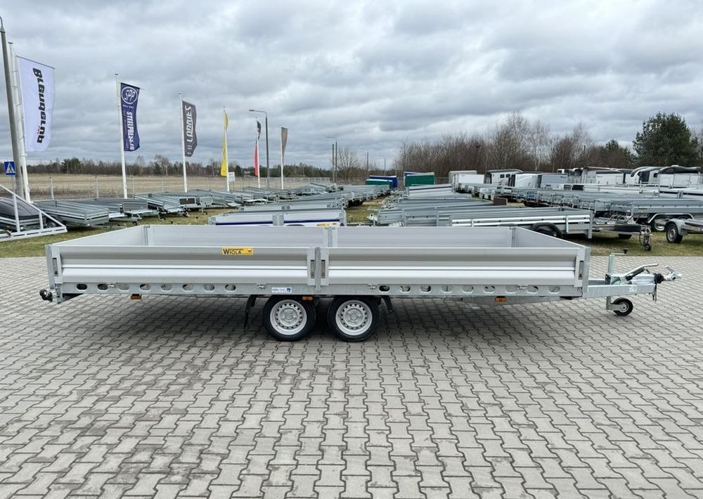 Wiola Multitrailer 3.5S | 500 x 210 cm | najazdy aluminiowe | burty aluminiowe - קרון נגרר צד נופל/ שטוח: תמונה 4 Wiola Multitrailer 3.5S | 500 x 210 cm | najazdy aluminiowe | burty aluminiowe - קרון נגרר צד נופל/ שטוח: תמונה 4