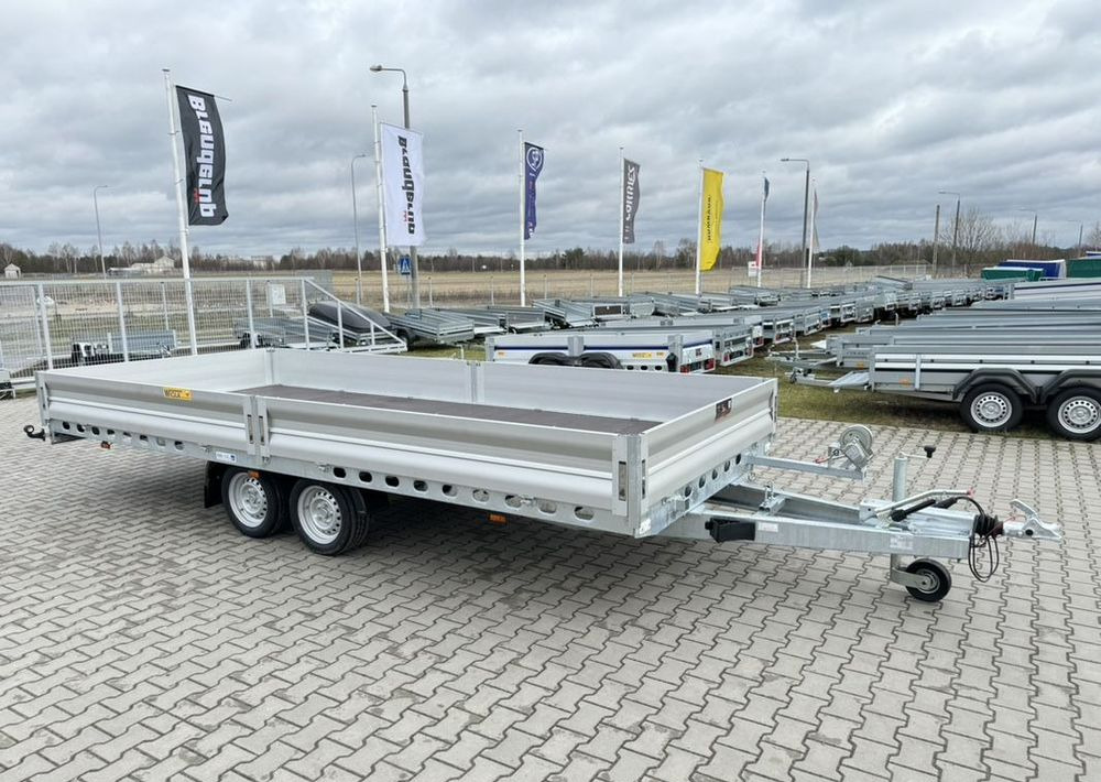 Wiola Multitrailer 3.5S | 500 x 210 cm | najazdy aluminiowe | burty aluminiowe - קרון נגרר צד נופל/ שטוח: תמונה 1 Wiola Multitrailer 3.5S | 500 x 210 cm | najazdy aluminiowe | burty aluminiowe - קרון נגרר צד נופל/ שטוח: תמונה 1