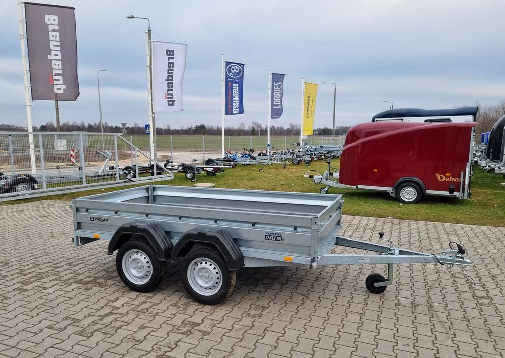 ZASŁAW 265T | 265 x 132 / 750 kg/ 2 osie / lekka przyczepa skrzyniowa - קרון נגרר צד נופל/ שטוח: תמונה 1 ZASŁAW 265T | 265 x 132 / 750 kg/ 2 osie / lekka przyczepa skrzyniowa - קרון נגרר צד נופל/ שטוח: תמונה 1