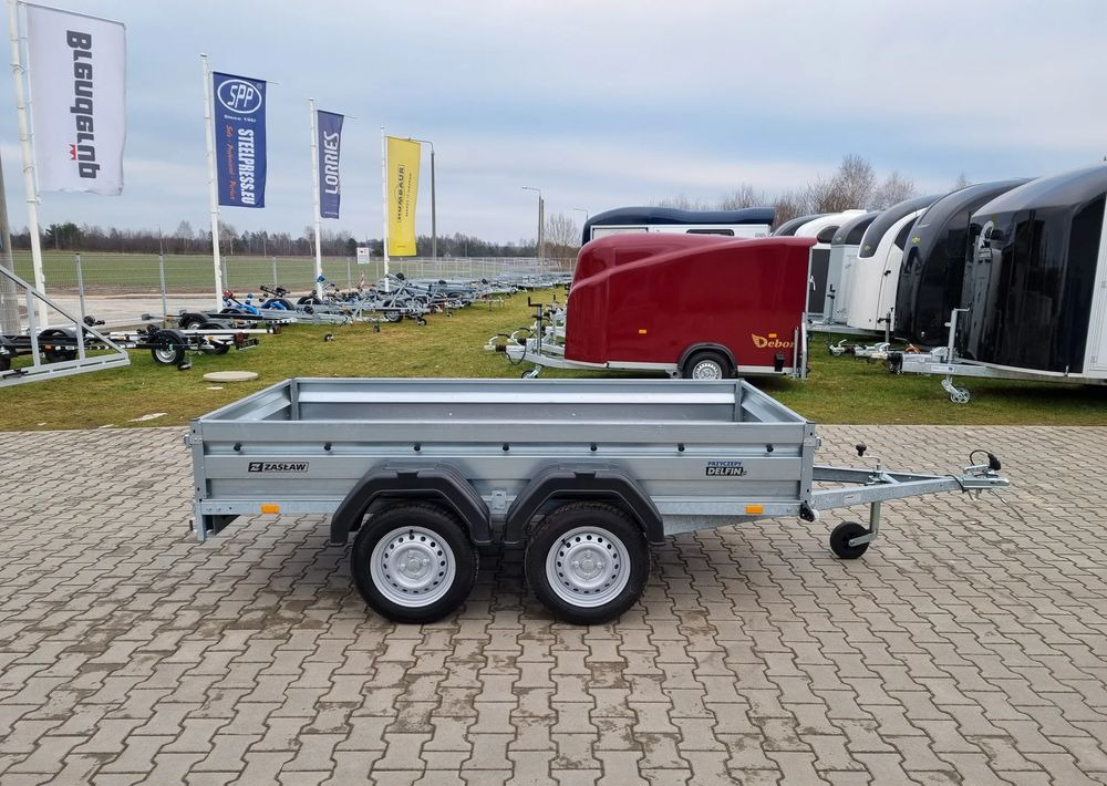 ZASŁAW 265T | 265 x 132 / 750 kg/ 2 osie / lekka przyczepa skrzyniowa - קרון נגרר צד נופל/ שטוח: תמונה 2 ZASŁAW 265T | 265 x 132 / 750 kg/ 2 osie / lekka przyczepa skrzyniowa - קרון נגרר צד נופל/ שטוח: תמונה 2