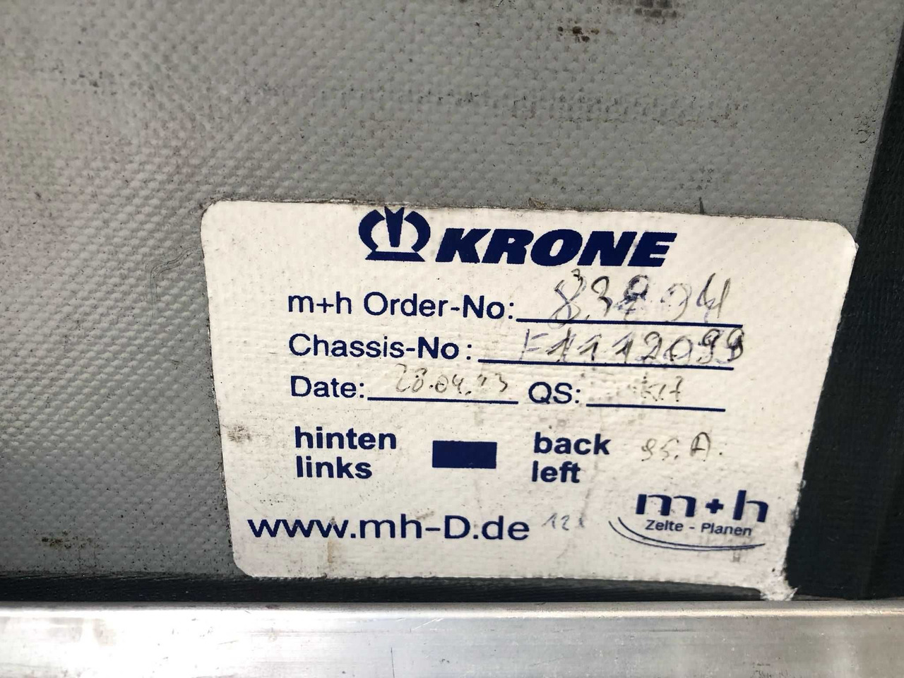 Krone 2023 rok, 93 m3,waga 6200 kg,Certyfikat XL, Multilock, z Niemiec - סמיטריילר עם וילונות צד: תמונה 4 Krone 2023 rok, 93 m3,waga 6200 kg,Certyfikat XL, Multilock, z Niemiec - סמיטריילר עם וילונות צד: תמונה 4
