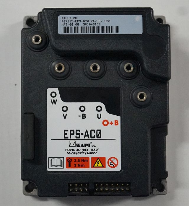 Atlet 301043156 | Controlller EPS AC0 f07115 EPS-AC0 24V/36V 50A - ECU עבור ציוד לטיפול בחומרים: תמונה 1 Atlet 301043156 | Controlller EPS AC0 f07115 EPS-AC0 24V/36V 50A - ECU עבור ציוד לטיפול בחומרים: תמונה 1