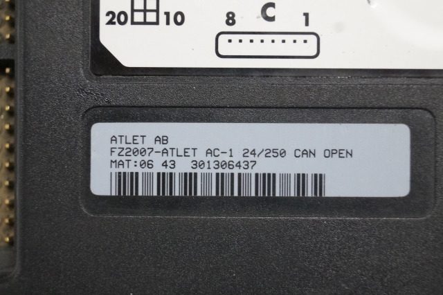 Atlet FZ2007 | AC-I converter FZ 2007 - Atlet AC-I 24/250 can opensn. 06 43 3013 - ECU עבור ציוד לטיפול בחומרים: תמונה 2 Atlet FZ2007 | AC-I converter FZ 2007 - Atlet AC-I 24/250 can opensn. 06 43 3013 - ECU עבור ציוד לטיפול בחומרים: תמונה 2
