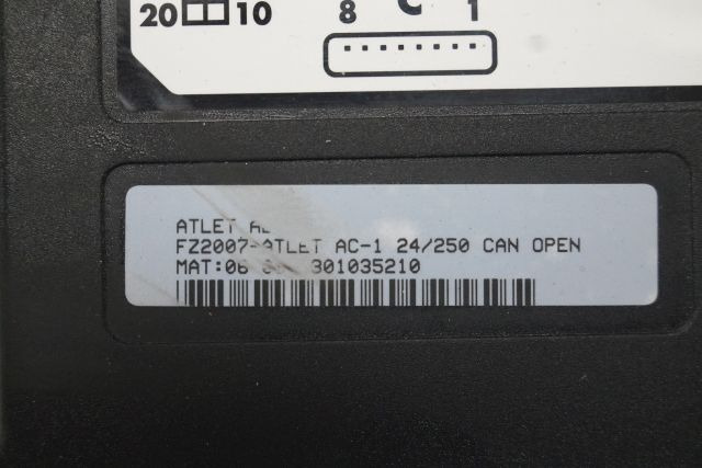 Atlet FZ2007 | Rijregeling Drive controller ZAPI AC1 FZ2007 24/250A can open sn. - ECU עבור ציוד לטיפול בחומרים: תמונה 2 Atlet FZ2007 | Rijregeling Drive controller ZAPI AC1 FZ2007 24/250A can open sn. - ECU עבור ציוד לטיפול בחומרים: תמונה 2